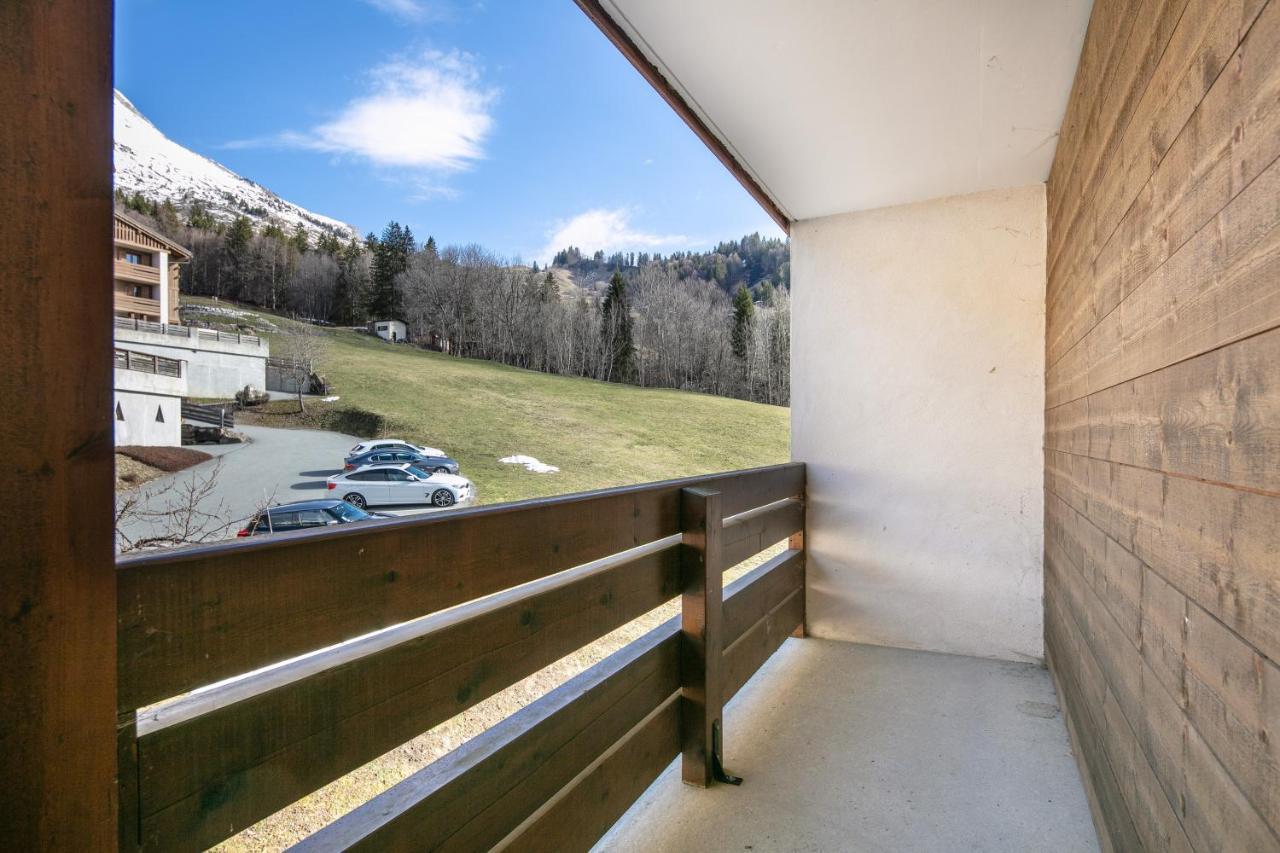 Le Cerf Des Alpages - Appt Cosy Pour 2 Lägenhet La Giettaz Exteriör bild